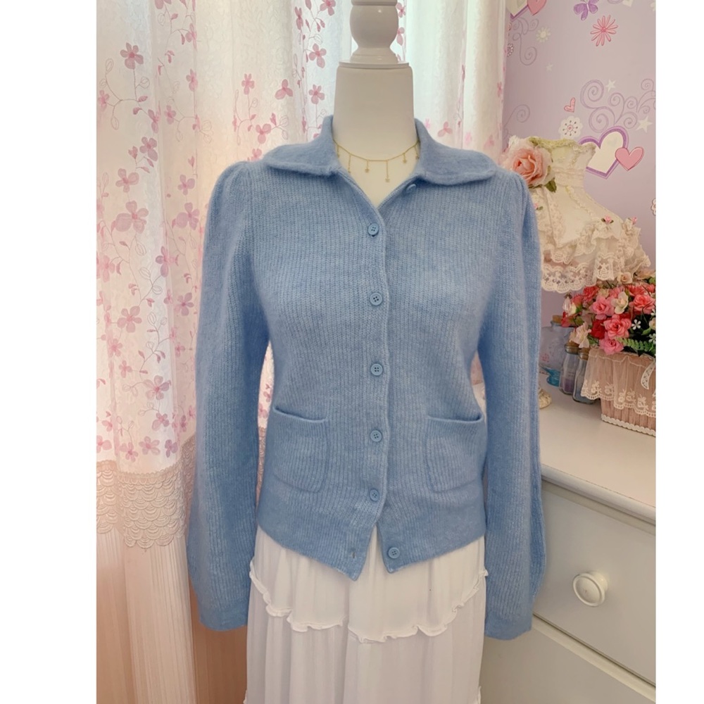 &Other stories Collared Knit Cardigan - Picture 7 of 8